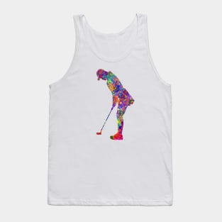 Female golfer Tank Top